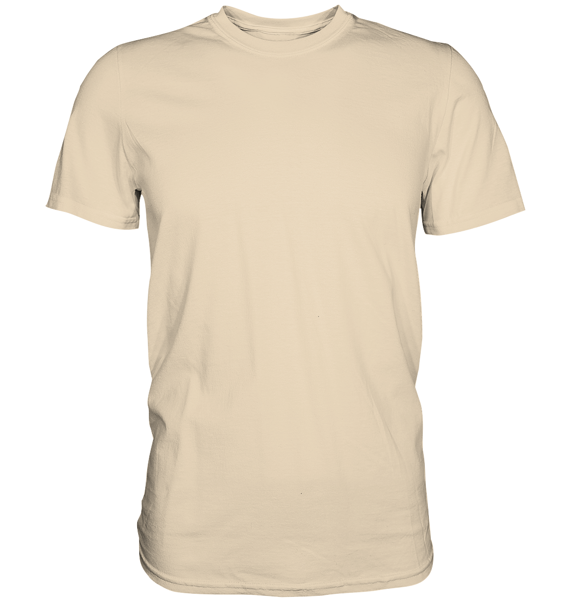 T-Shirt Sand mit Länderwappen & Wunschtext – personalisierbar
