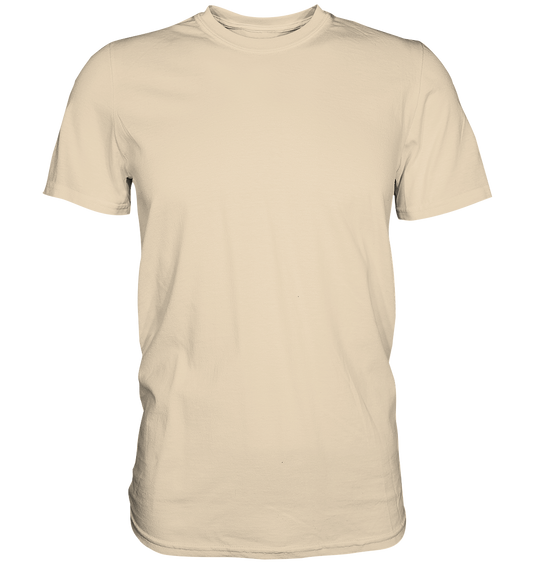 T-Shirt Sand mit Länderwappen & Wunschtext – personalisierbar